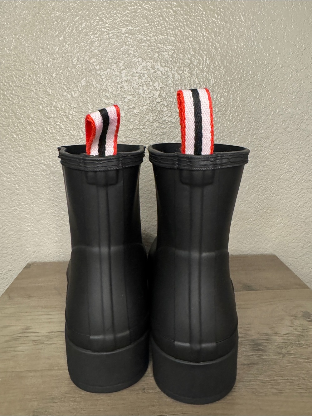Hunter Play Short Rain Boots Black Matte Waterproof Women’s US 9 - Picture 5 of 6